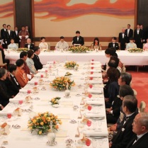 State Dinner at the Imperial Palace of Japan - peak of my career, 2011. I sat between Japanese Finance Minister Jun Azumi and Bank of Japan governor.